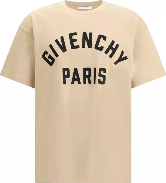 Beige Cotton T-Shirt