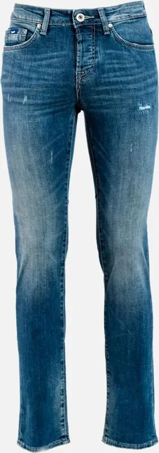 Blue Cotton Jeans Denim