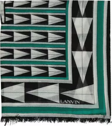 Bicolor Wool Scarf