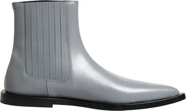 Light Gray Chelsea Short Ankle Boots Shoes