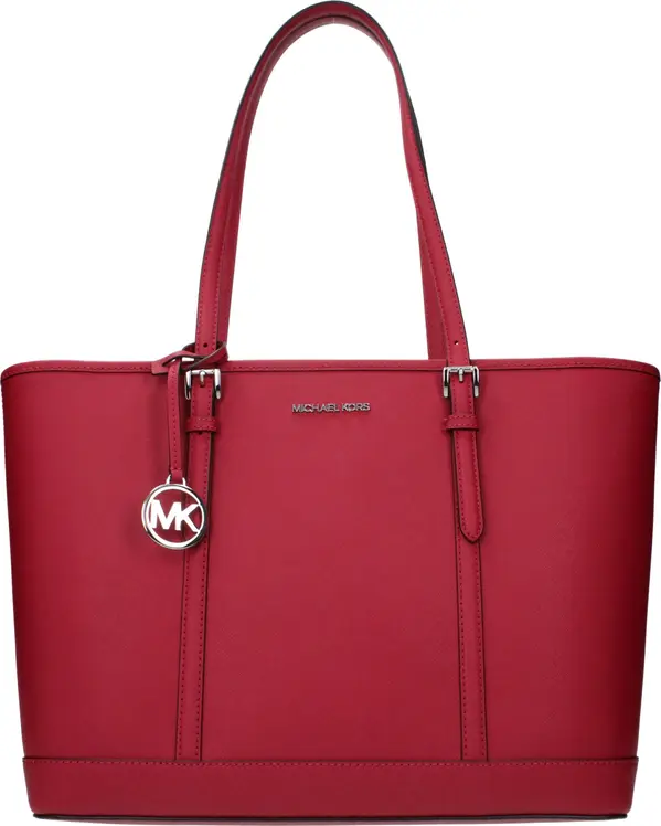 Red Leather Shoulder Bag