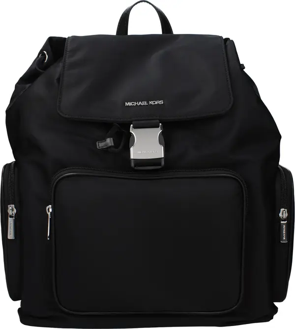 Black Fabric Backpack