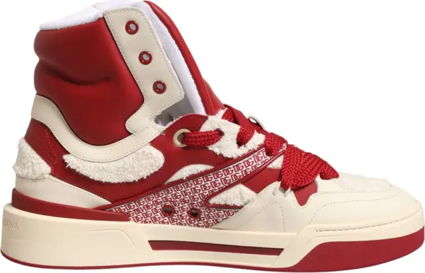 White Red Custom 2.Zero High Top Men Sneakers Shoes