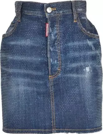 Blue Denim Skirt