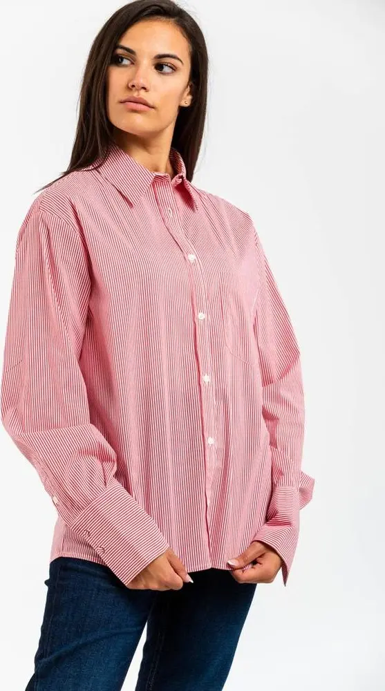 Red Cotton Shirt