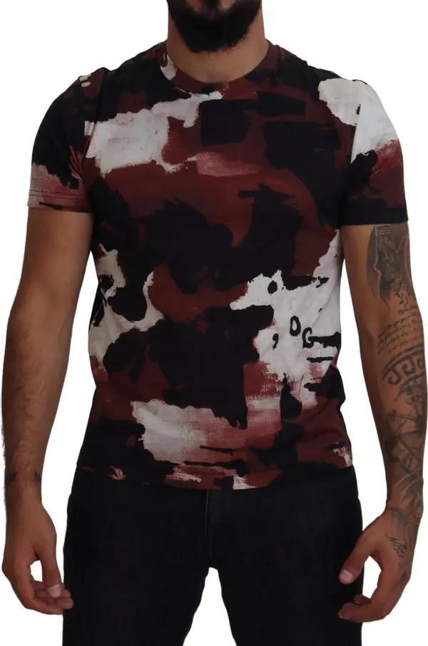 Multicolor Tie Dye Cotton Crew Neck T-shirt
