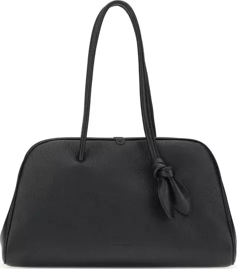 Black Calf Leather Bos Taurus Handbag