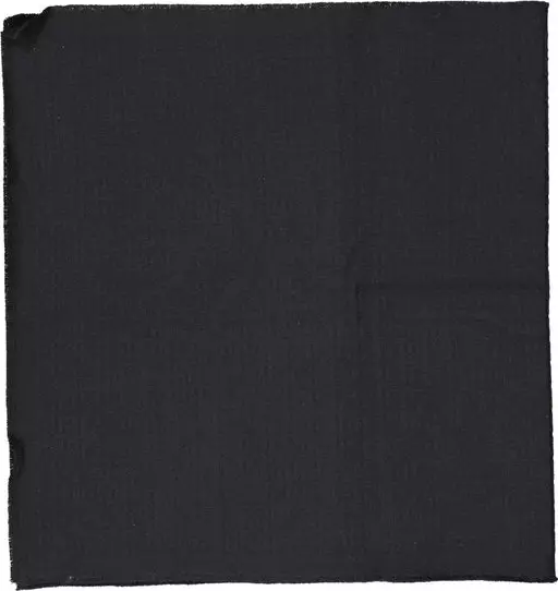 Black Virgin Wool Scarf