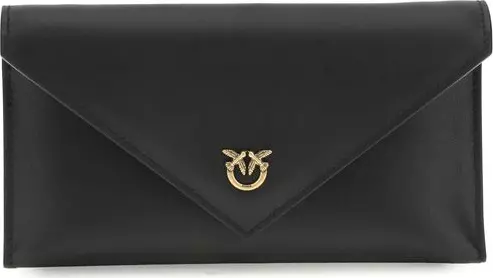 Black Calf Leather Bos Taurus Clutch Bag