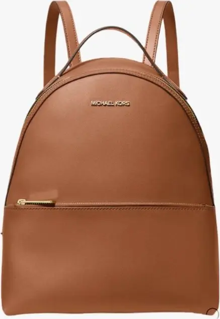 Brown Leather Backpack