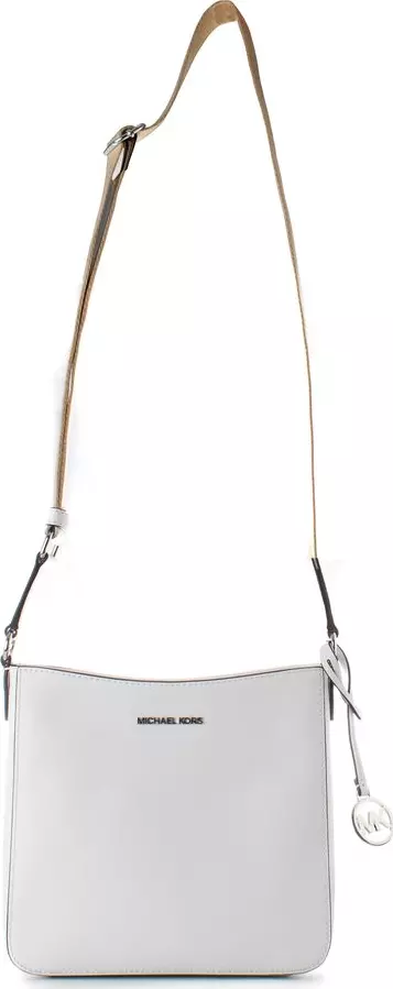 White Canvas Shoulder Bag