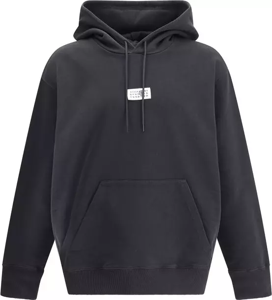 Black Cotton Sweatshirt