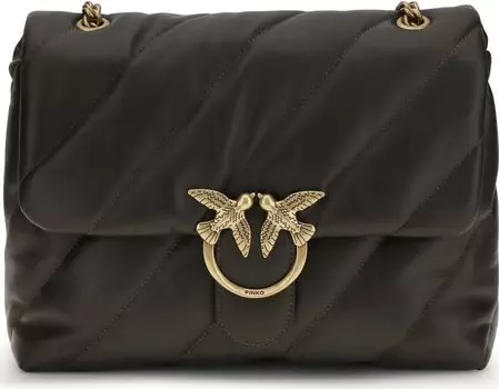 Bicolor Calf Leather Bos Taurus Shoulder Bag