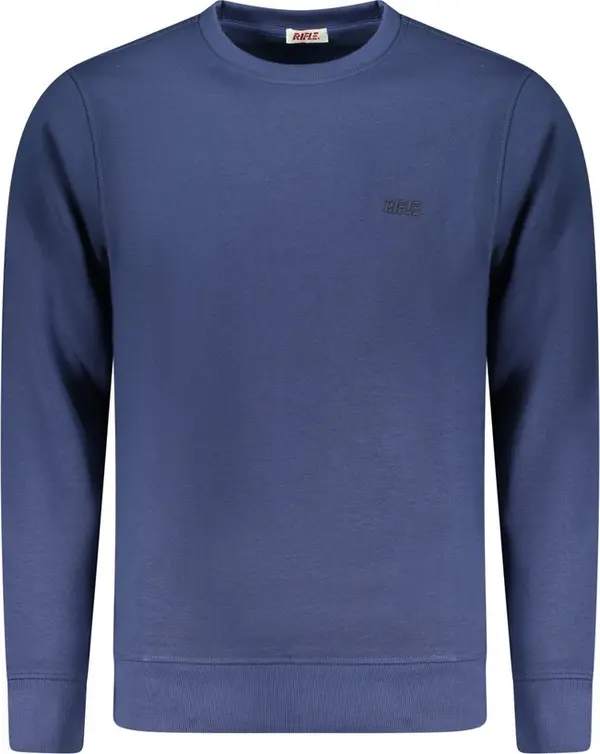 Blue Cotton Men's Sweatshirt