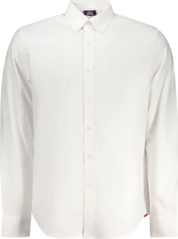 White Cotton Men's Shirt