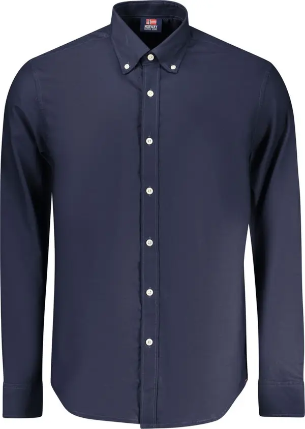 Blu Cotton Male Shirt