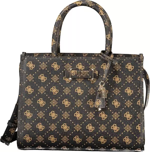 Marrone Poliuretano Woman Handbag