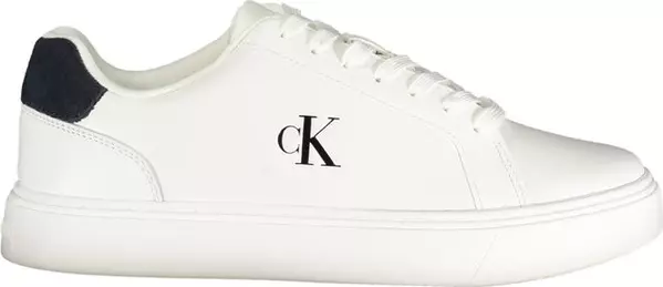 Bianco Poliuretano Uomo Sneaker