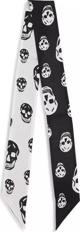 Black Silk Scarf