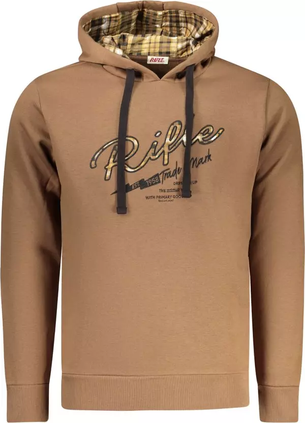 Marrone Cotton Men Sweatshirt