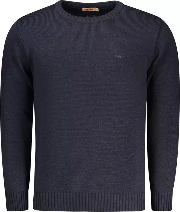 Blue Acrylic Men's Sweater