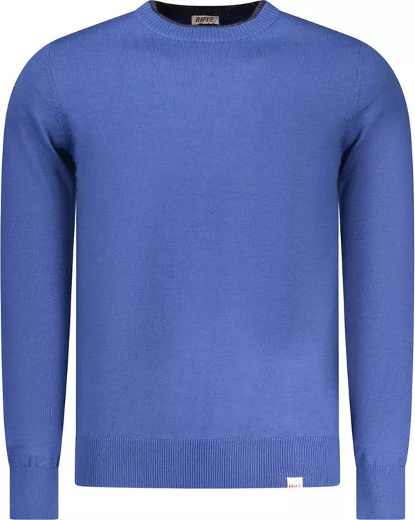Blu Polyester Men Sweater