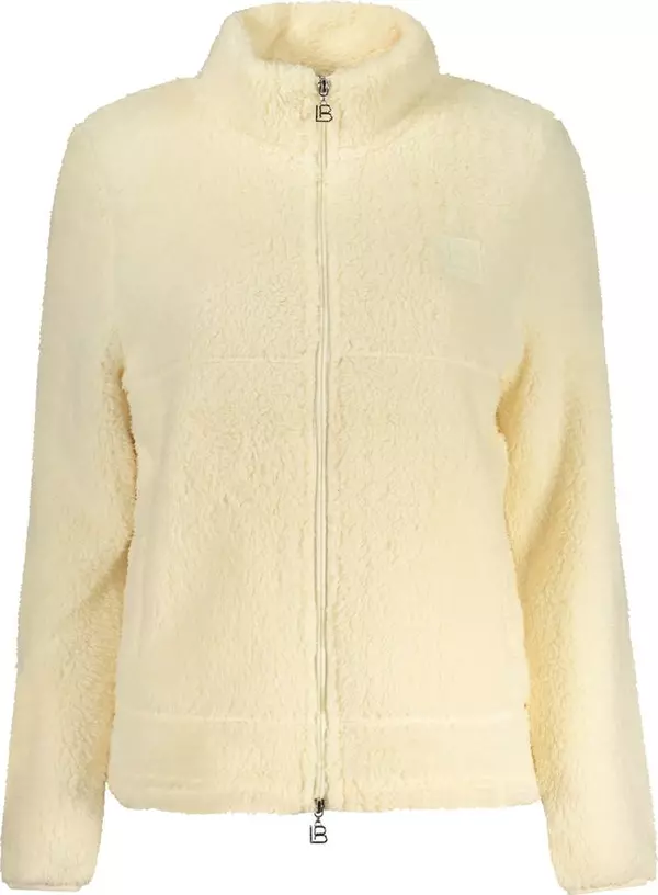 Beige Polyester Women Sweatshirt