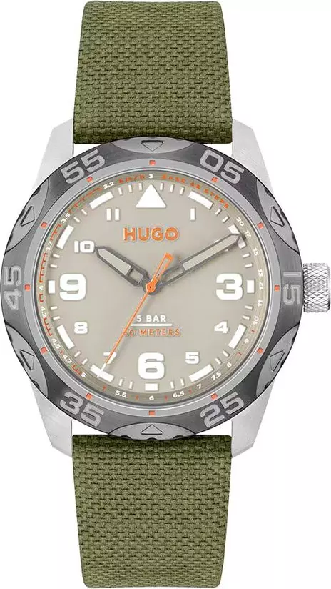 Bicolor Fabric Sport Watch