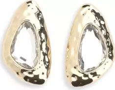 Gold Brass Earrings