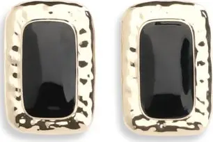 Gold Brass Earrings