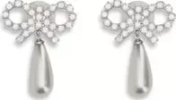 Silver Brass Earrings