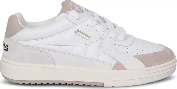 White Calfskin Low Top Sneakers