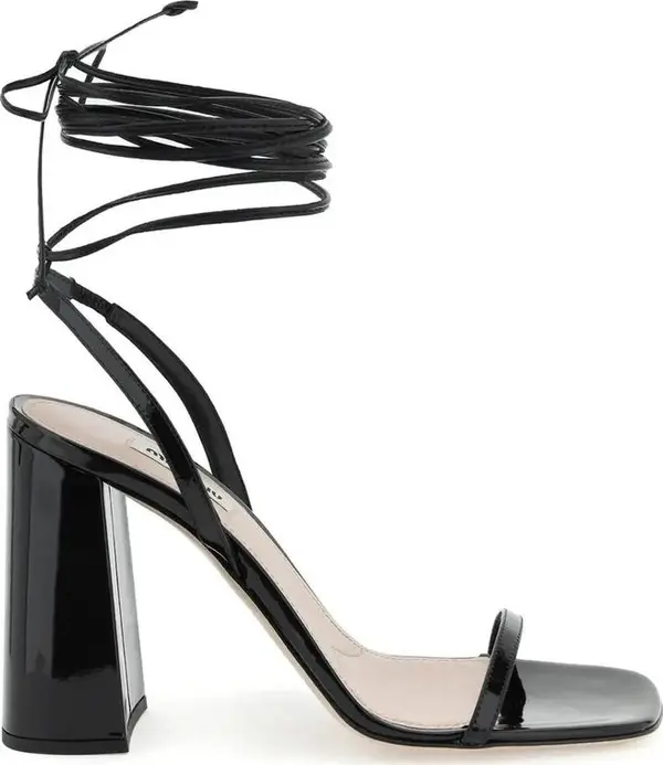 Black Calfskin Sandals