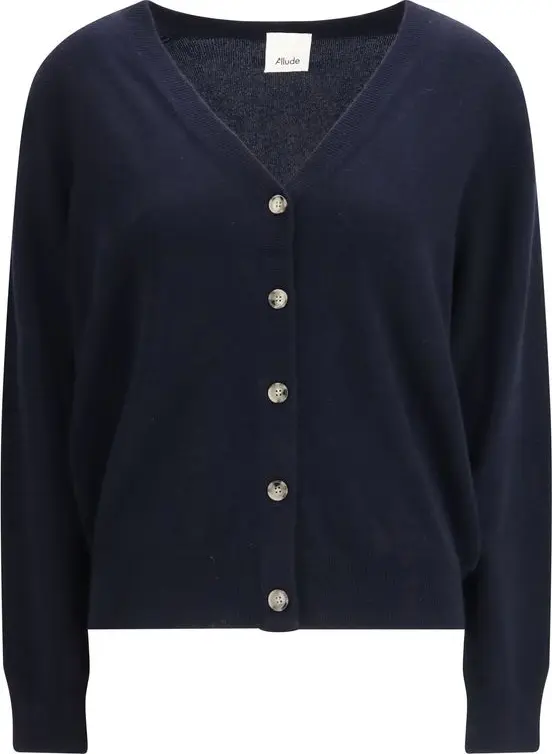 Blue Cashmere Cardigan