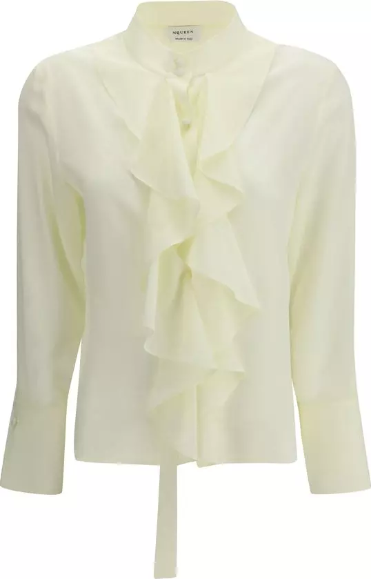 Bicolor Silk Blouse