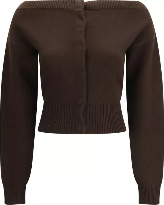 Brown Cashmere Cardigan