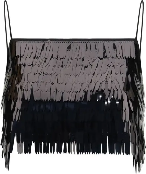 Black Polyester Blouse
