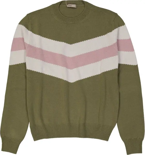 Bicolor Wool Sweatshirt