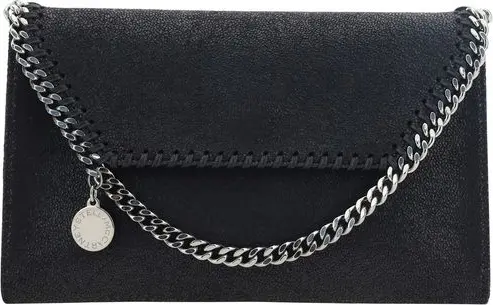 Black Polyester Shoulder Bag