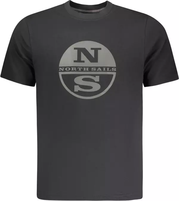 Black Cotton Men T-Shirt