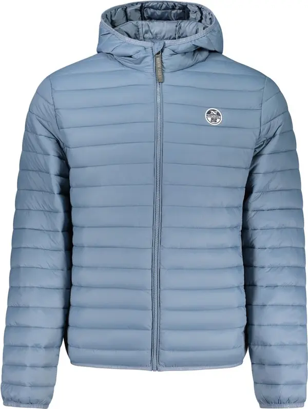 Blu Poliammide Men's Jacket