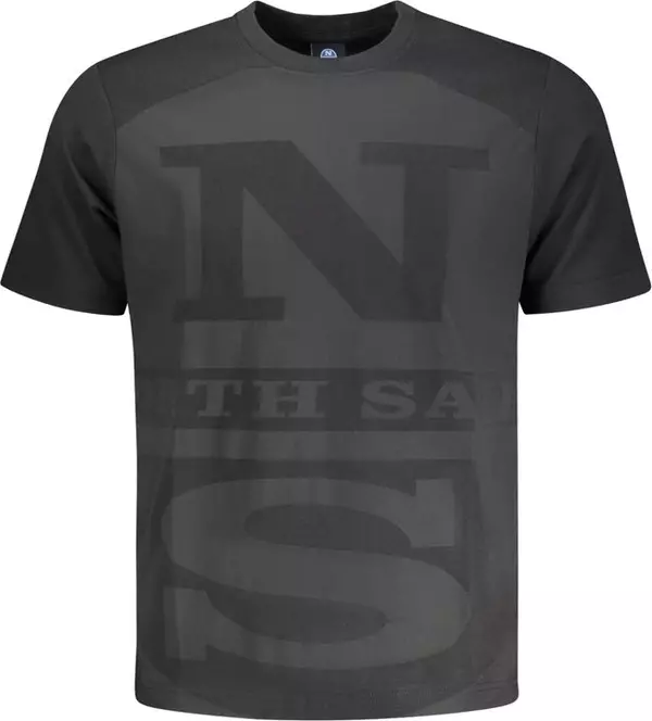 Black Cotton Men's T-Shirt