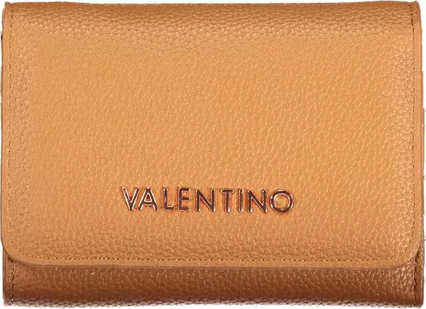 Brown Polyurethane Women's Wallet