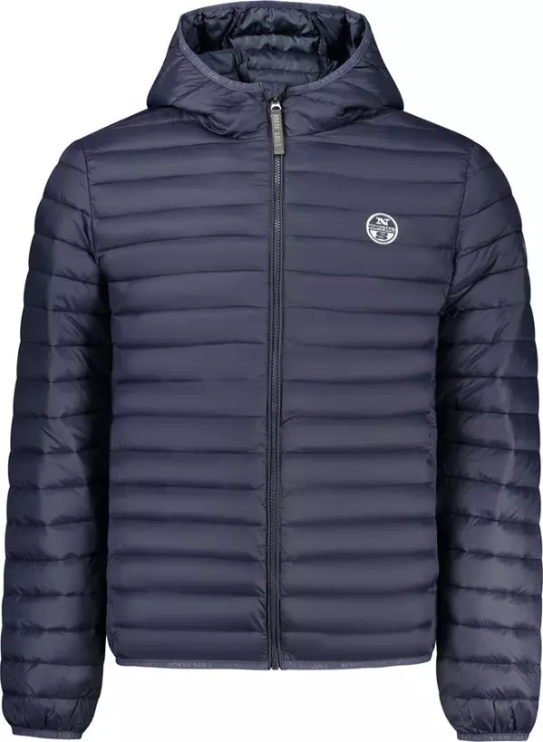 Blu Poliammide Men's Jacket