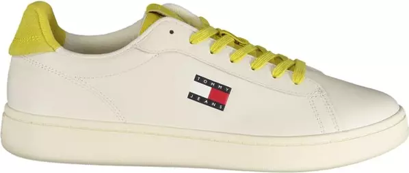 Bianco Polyurethane Men Sneaker