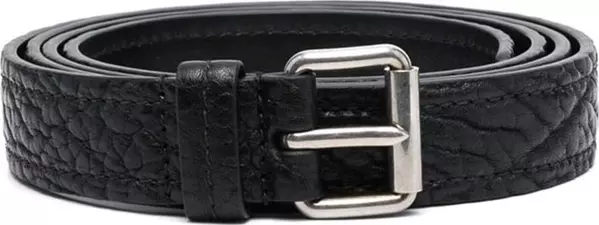Black Calfskin Regular Belt