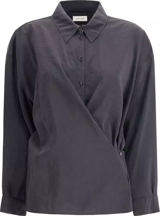 Black Silk Dress Shirt