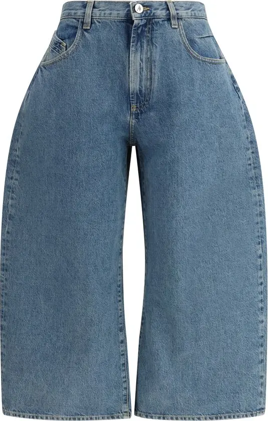 Blue Cotton Jeans Denim