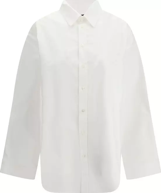 White Cotton Dress Shirt