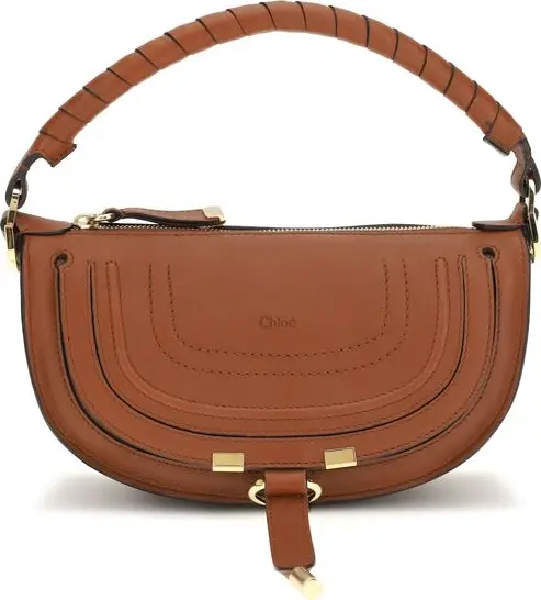 Brown Calf Leather Bos Taurus Shoulder Bag